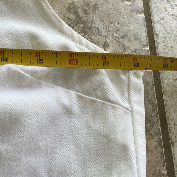 J.Crew Denim Shift Dress in White - Picture 9 of 12